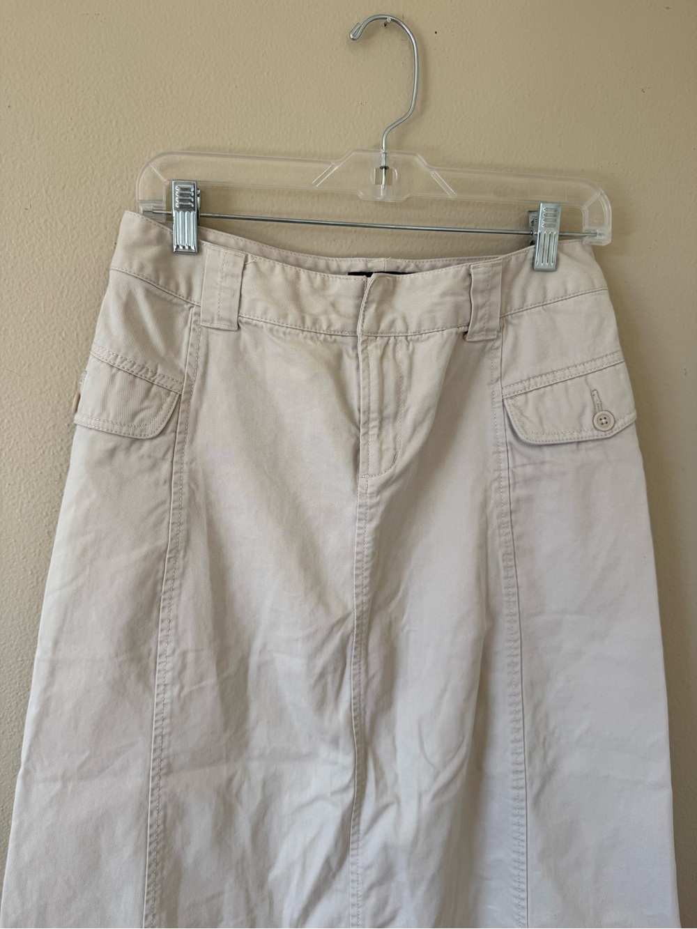 Vintage Eddie Bauer Khaki Midi Skirt - Picture 5 of 10